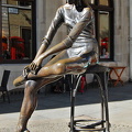 The Young Dancer - a beautiful bronze state in front of the Royal Opera House