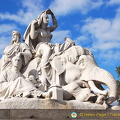 Albert Memorial - Sculpture representing Asia
