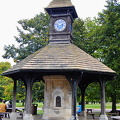 Clocktower with words 'Time Flies'