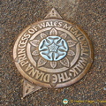 The Diana Princess of Wales Memorial Walk marker