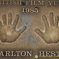 Charton Heston handprint