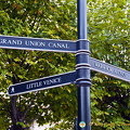 Signpost to Little Venice and Grand Union Canal