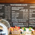 Waterside Cafe menu