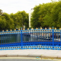 Attractive Blue and gold railings