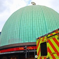 Green dome of Madame Tussauds