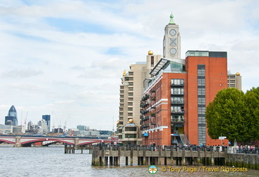 A view of the OXO Tower
