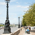 Thames promenade on the South Bank