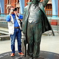 Tony shooting Sir John Betjeman, a poet, writer and broadcaster
