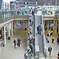 Escalator to the Eurostar platform level