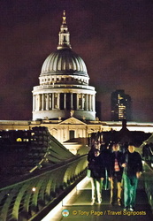 St Paul's Cathedral from the Millenium Bridge