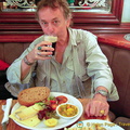 Tony with his Guinness and ploughman's lunch