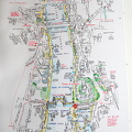 Map of London from London Bridge to Tower Bridge