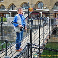 Tony on Telford's footbridge