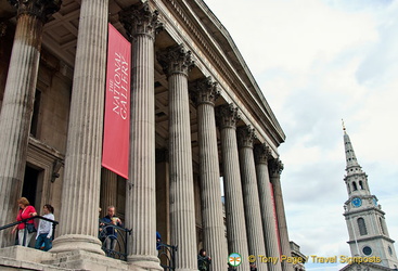 Columns of The National Gallery 