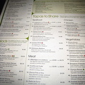 La Tasca's menu