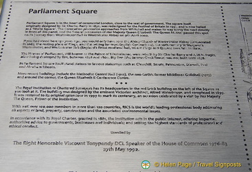 About Parliament Square (H)