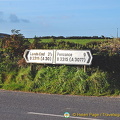 Land's End and Penzance road sign