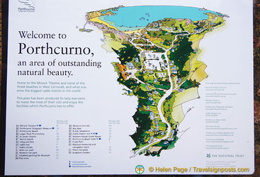 Porthcurno map