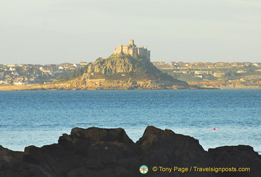 Looking at St Michael's Mount 