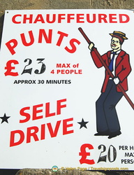 Chauffeured punts or self-drive