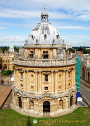 Radcliffe Camera taken from St Mary's tower