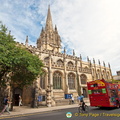 High Street view of St Mary Church Oxford