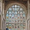 Stained glass window of St Mary's