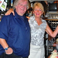Trish and Allan, owners of Admiral Benbow