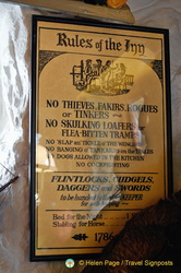 Rules of behaviour in the Inn
