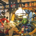All kinds of nautical artefacts decorate each inch of space in the Benbow Inn  