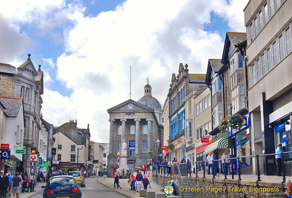 Market Jew Street - the main street in Penzance