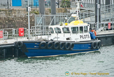 A pilot boat