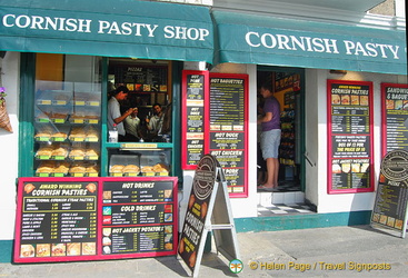 Cornish pasty shop