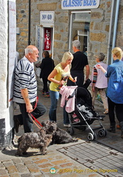 A busy Fore Street in St Ives