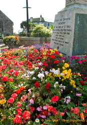 Memorial to the Men of St Ives who died during the two world wars.
