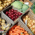 Fresh vegetables in St Ives