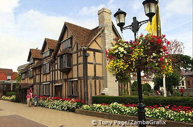 Shakespeare's house in Stratford[Stratford-upon-Avon - England]