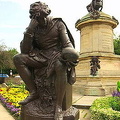 Statue of Hamlet in the gardens [Stratford-upon-Avon - England]