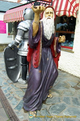 Merlin, the legendary wizard in Arthurian legends