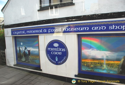 Merlin's Cave is a crystals, minerals and fossils museum and shop
