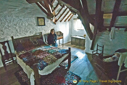 Main bedroom and a baby's cot