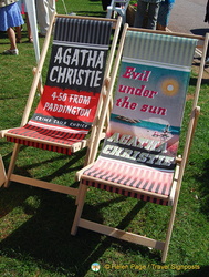 Agatha Christie directors' chairs