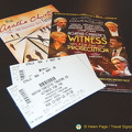 Our tickets for the Witness for the Prosecution play
