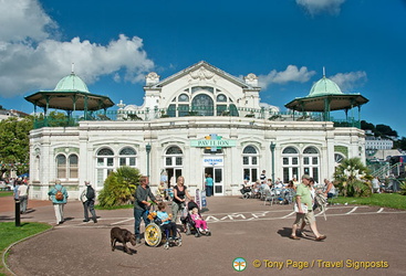 The Torquay Pavillion opened in 1912 as a grand concert hall.