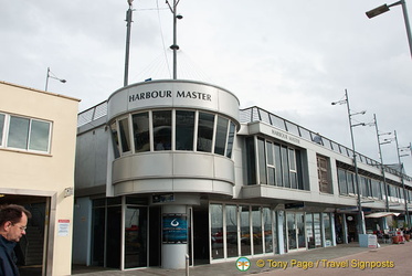 A very flash Torquay Harbour Master's office