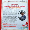 An ad for an Agatha Christie Mystery Evening at the Torquay Museum