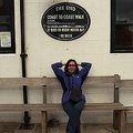 The 190 miles Coast to Coast walk ends here at Robin Hood's Bay