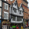 A medieval house.  Next door is the Golden Fleece, the most haunted pub in York