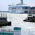 Arriving in Helsinki on the Silja Ferry Line