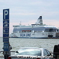 Arriving in Helsinki on the Silja Ferry Line
